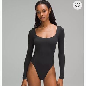 Lululemon Athletica Black Long Sleeve Bodysuit